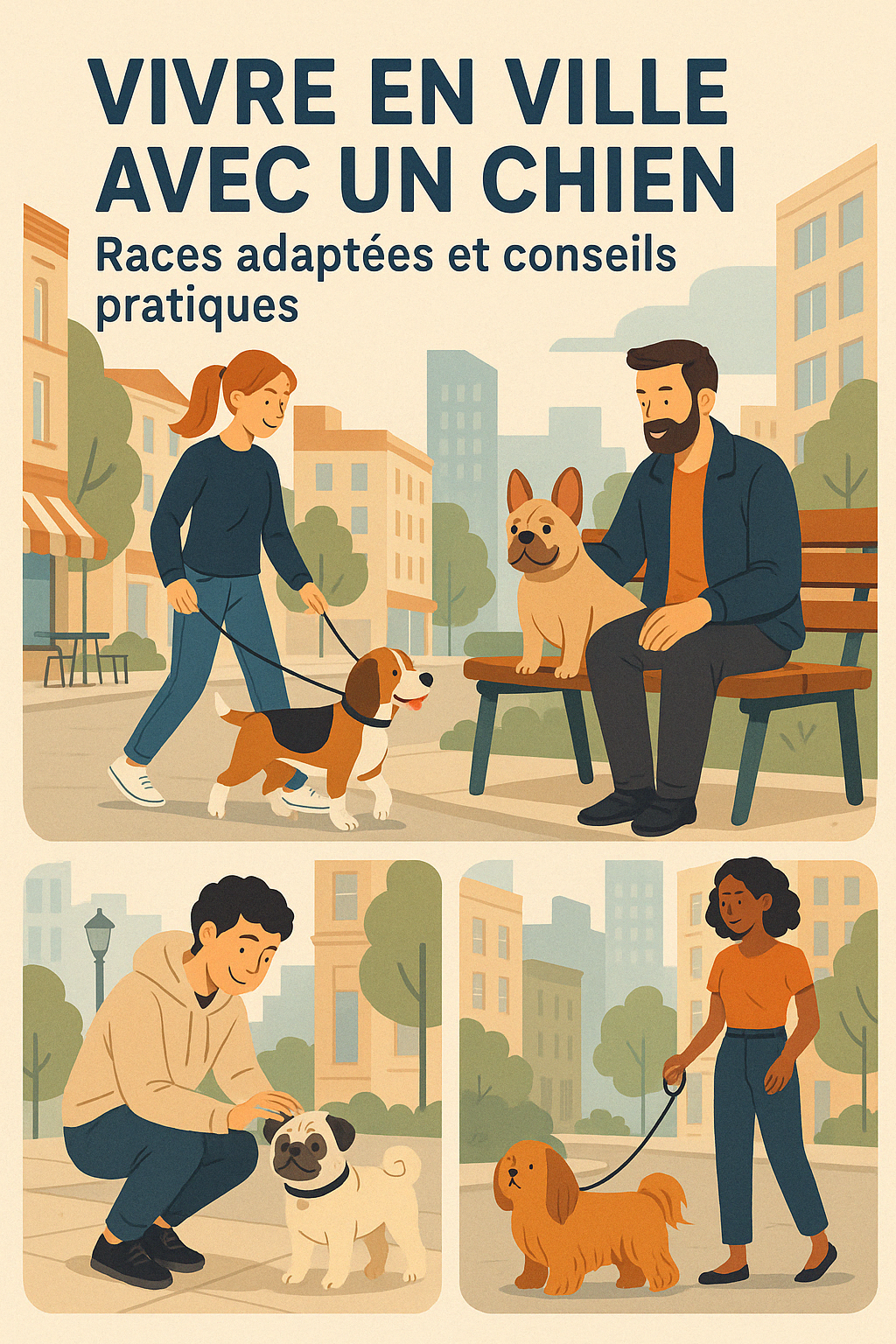 Vivre en Ville avec un Chien : Races Adaptées et Conseils Pratiques